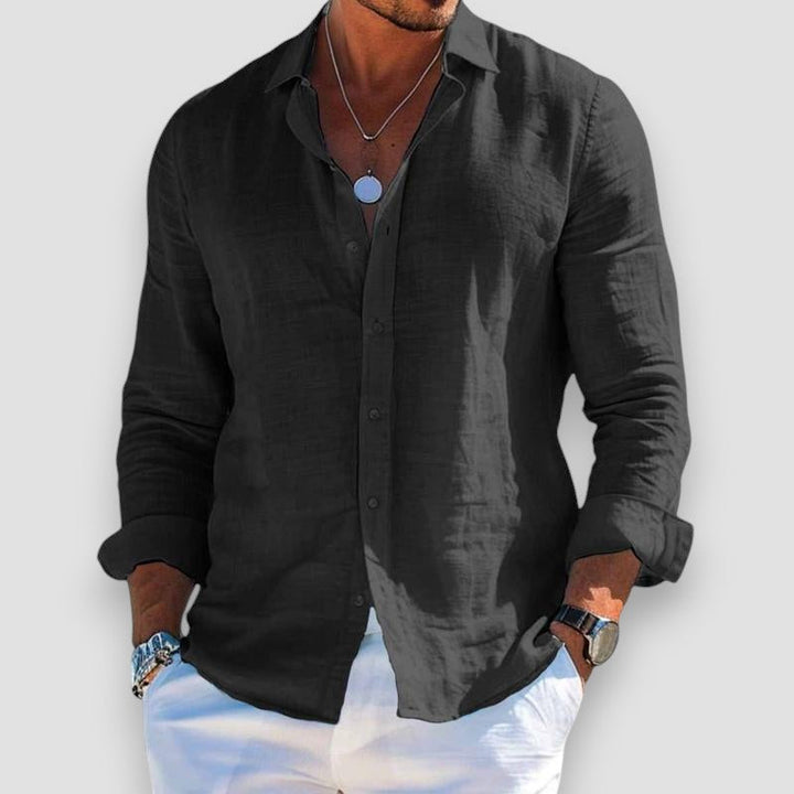 Edmur - Elegant Long Sleeve Summer Shirt