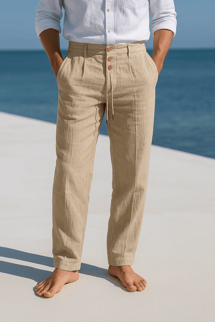 Jevaun - Comfortable Linen Trousers