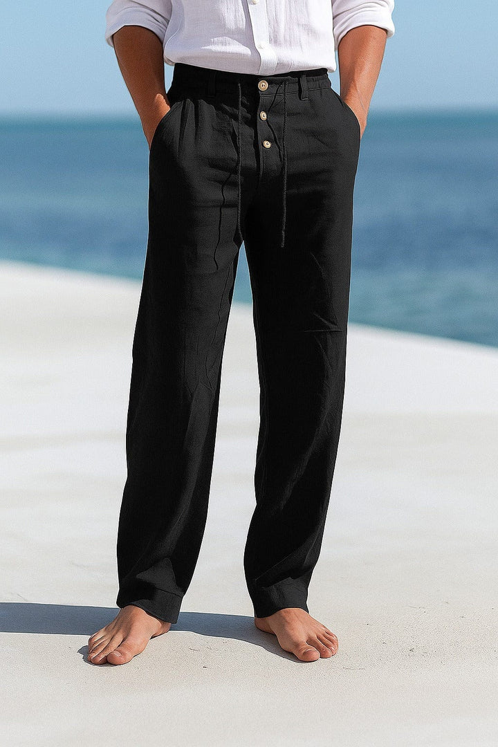 Jevaun - Comfortable Linen Trousers