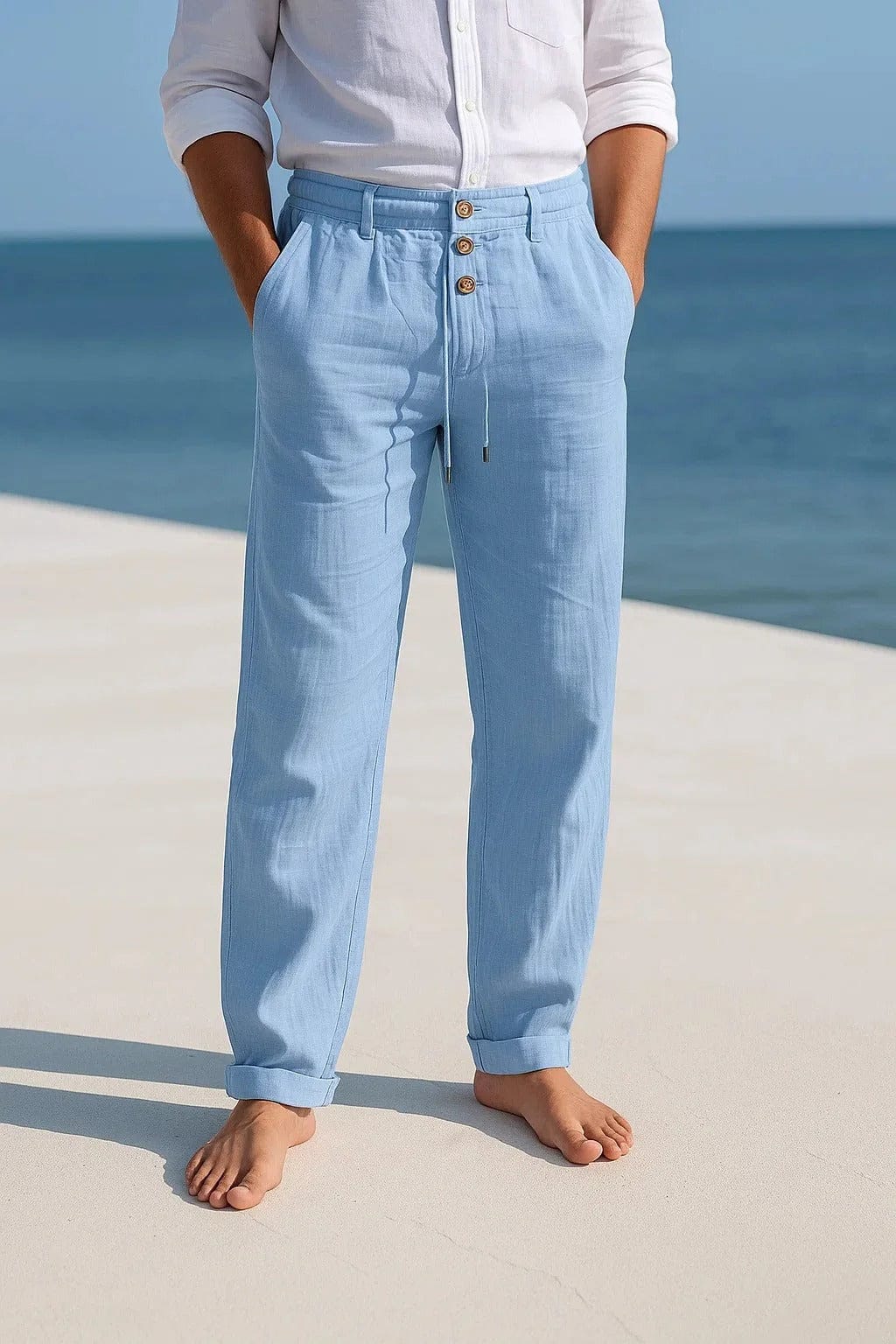 Jevaun - Comfortable Linen Trousers