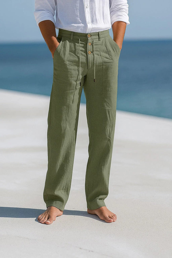 Jevaun - Comfortable Linen Trousers