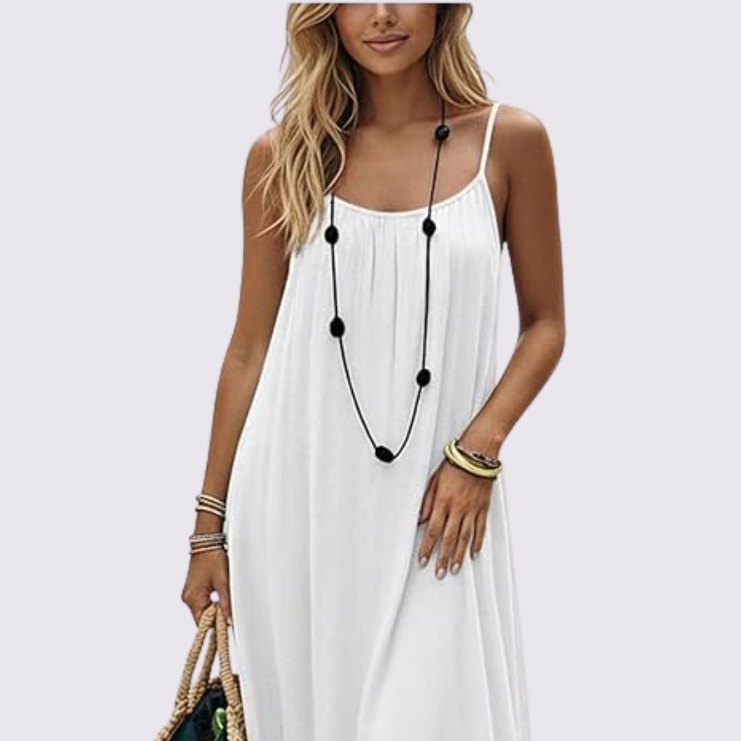 Diandra - Elegant Backless Maxi Dress