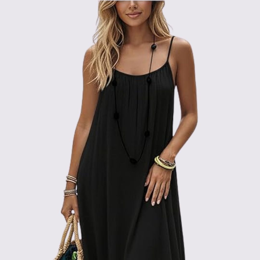 Diandra - Elegant Backless Maxi Dress