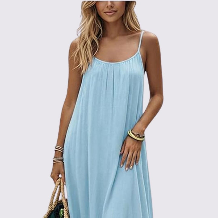 Diandra - Elegant Backless Maxi Dress