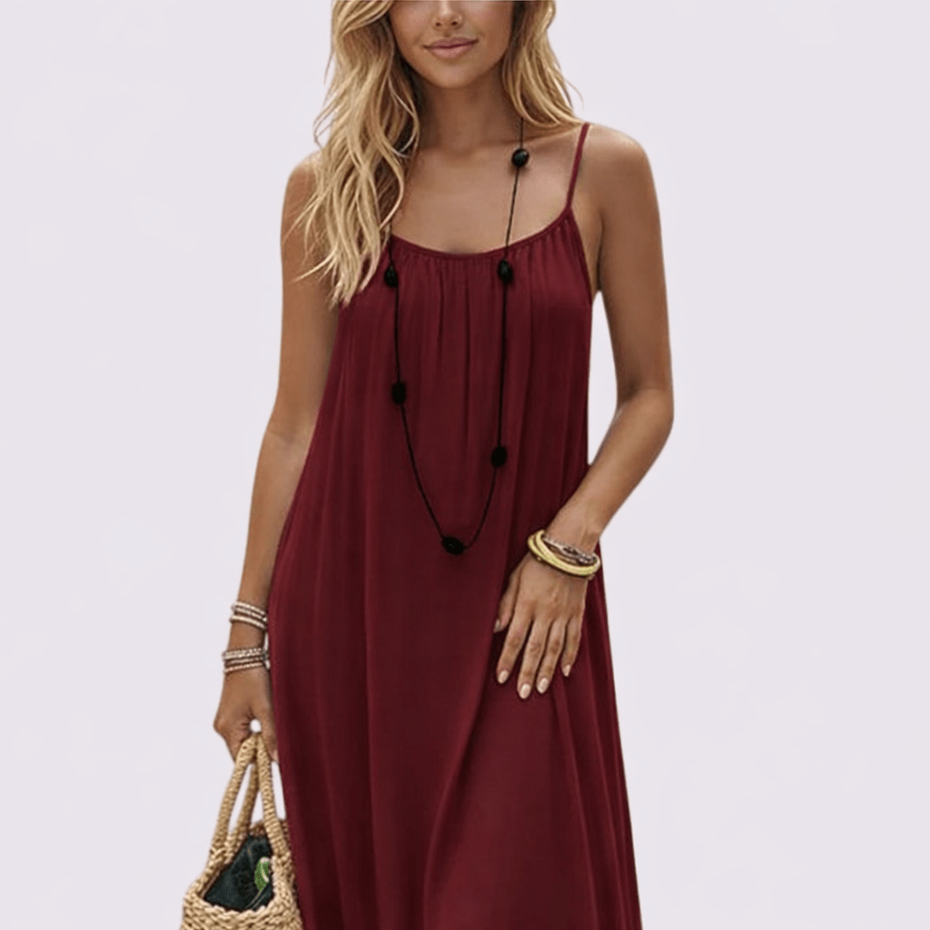 Diandra - Elegant Backless Maxi Dress