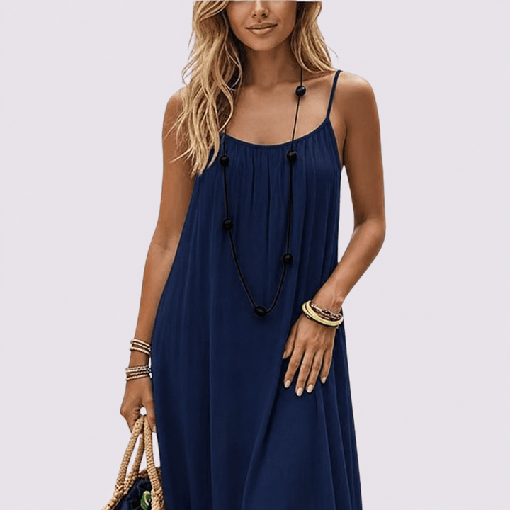 Diandra - Elegant Backless Maxi Dress
