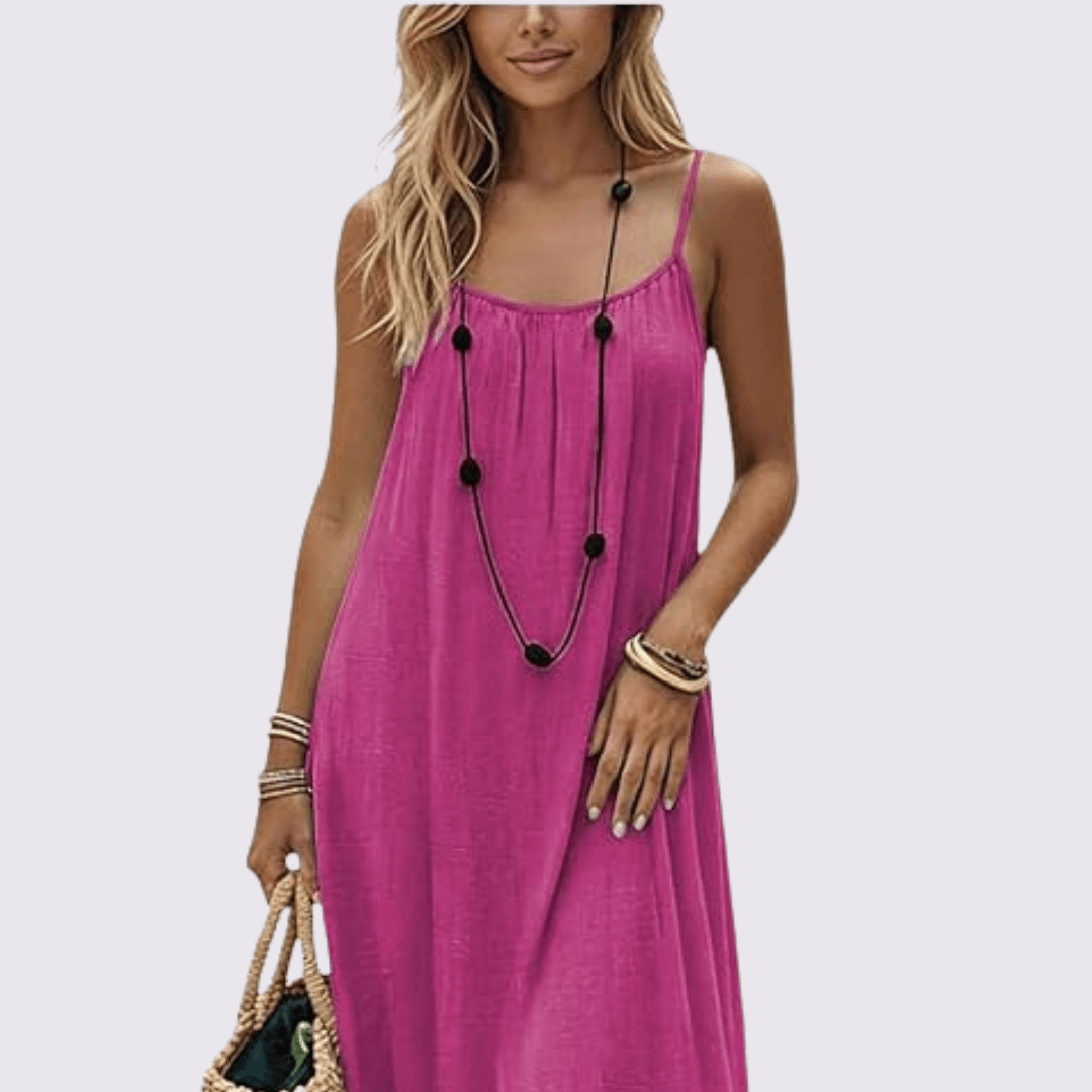 Diandra - Elegant Backless Maxi Dress