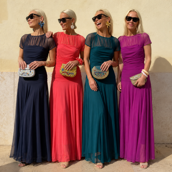 Lesliy - Elegant Chiffon Dress