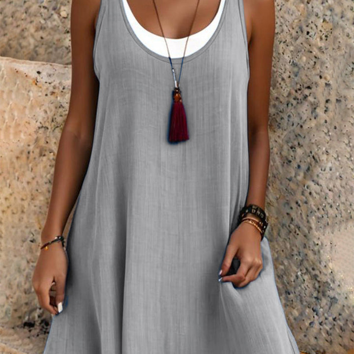 Billina - Layered Summer Dress Without Straps