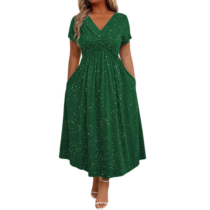 Sylinaa - Sparkling Dress With Twisted Feature