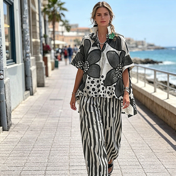 Rozarin - Stylish Printed 2-Piece Set