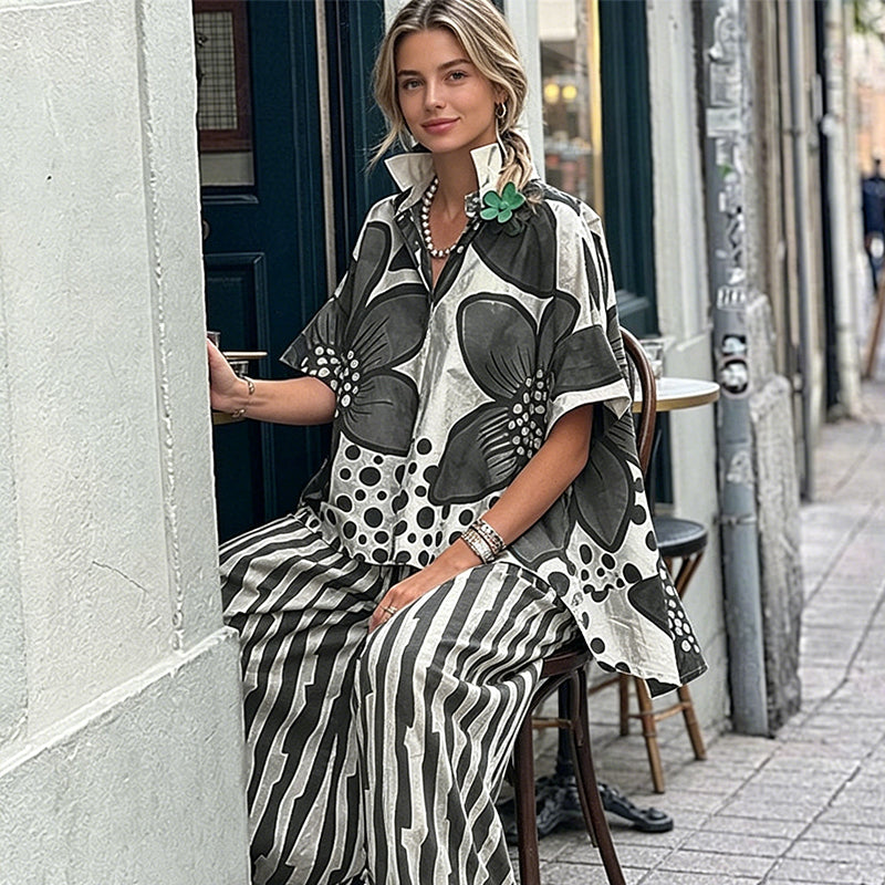 Rozarin - Stylish Printed 2-Piece Set