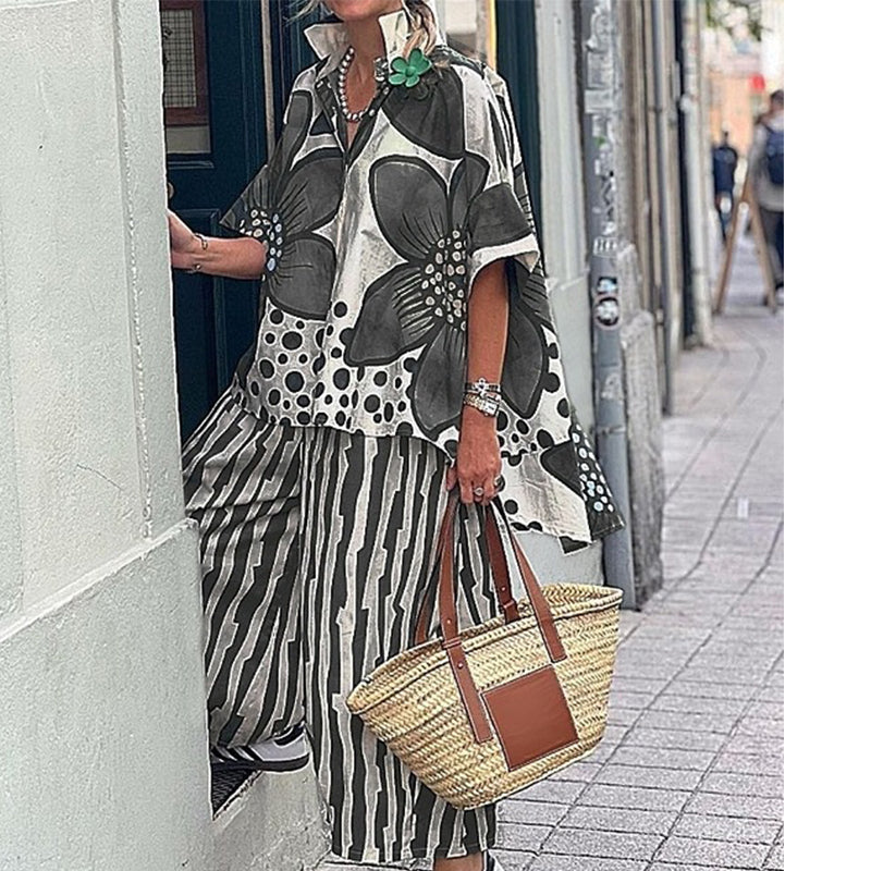 Rozarin - Stylish Printed 2-Piece Set