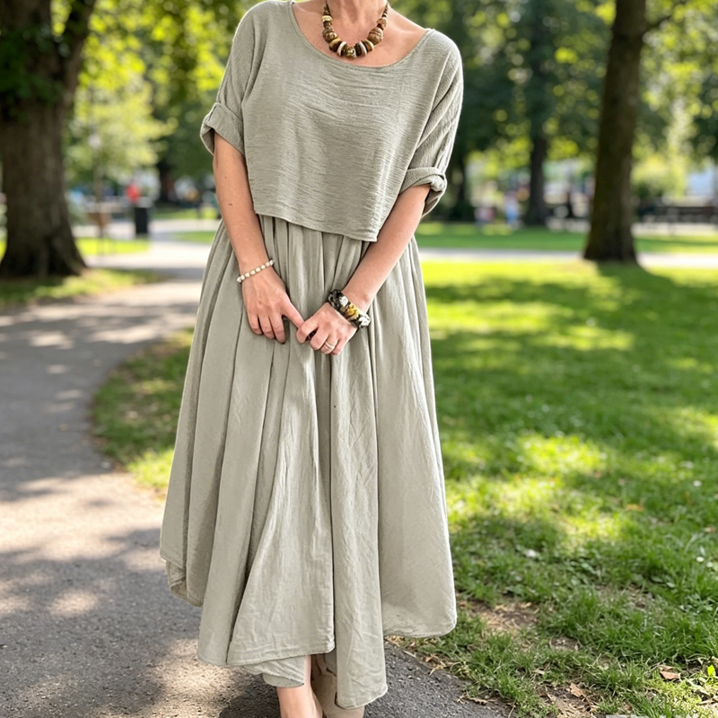Sanyjah - Casual Two Piece Summer Skirt Set