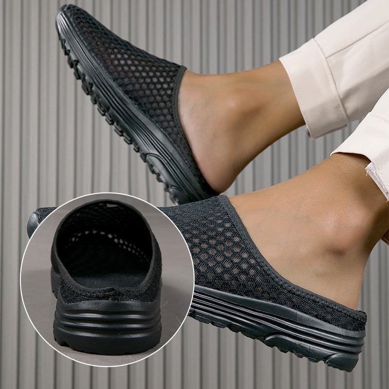 Nesrine - Breathable Mesh Mule Shoes