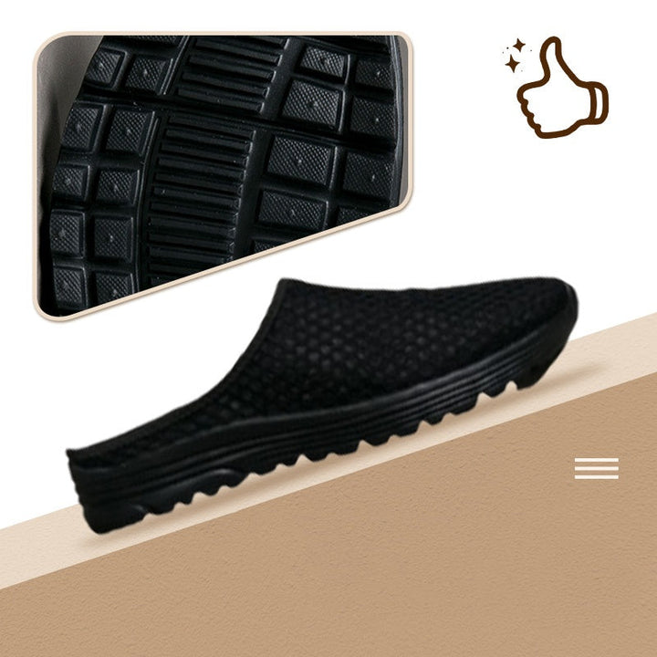 Nesrine - Breathable Mesh Mule Shoes