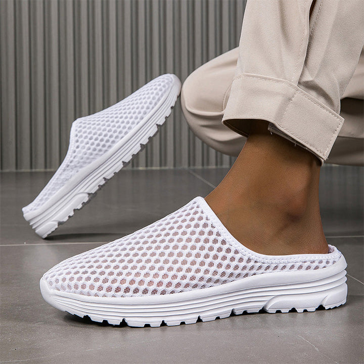 Nesrine - Breathable Mesh Mule Shoes