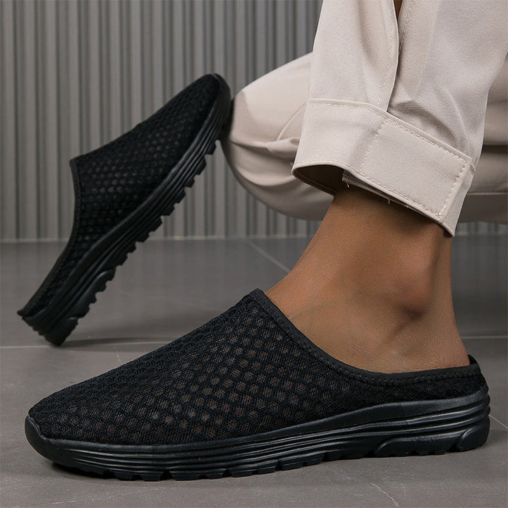Nesrine - Breathable Mesh Mule Shoes
