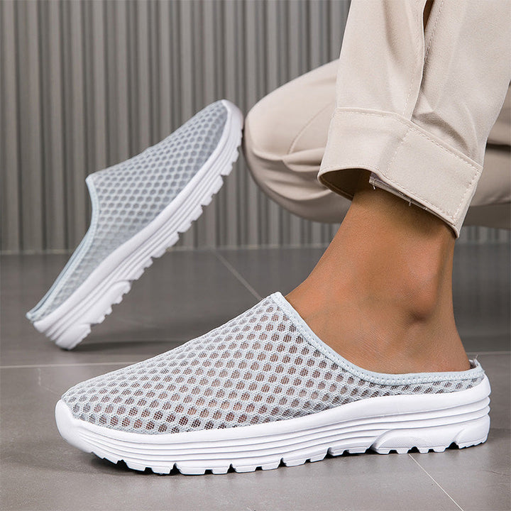 Nesrine - Breathable Mesh Mule Shoes
