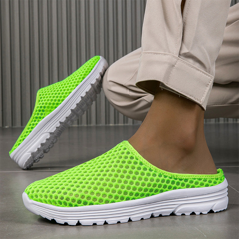 Nesrine - Breathable Mesh Mule Shoes