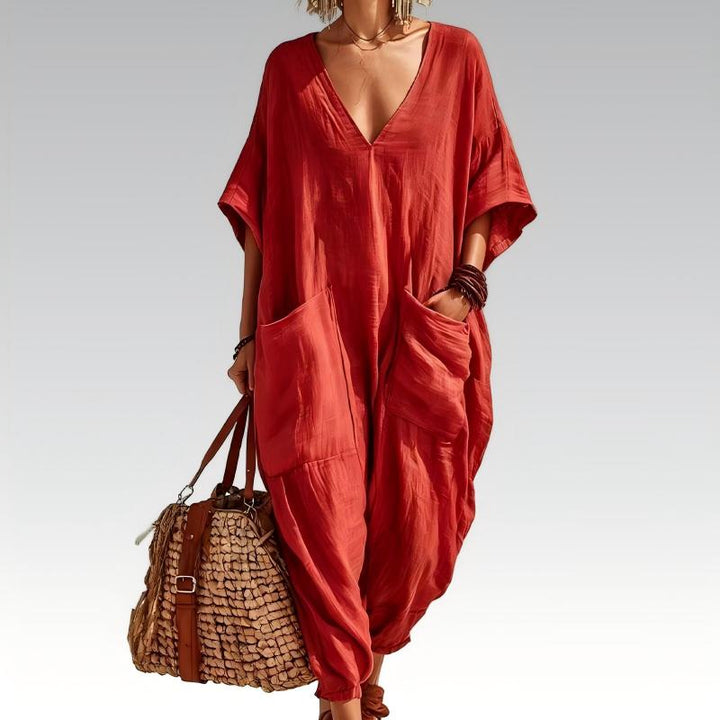 Maryem - Loose Fitting Summer Jumpsuit