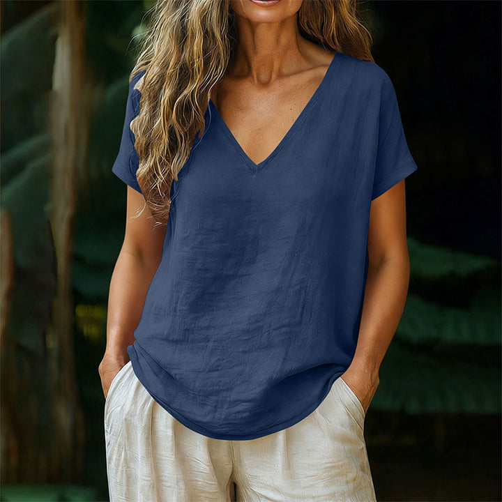Norrah - V Neck T-Shirt