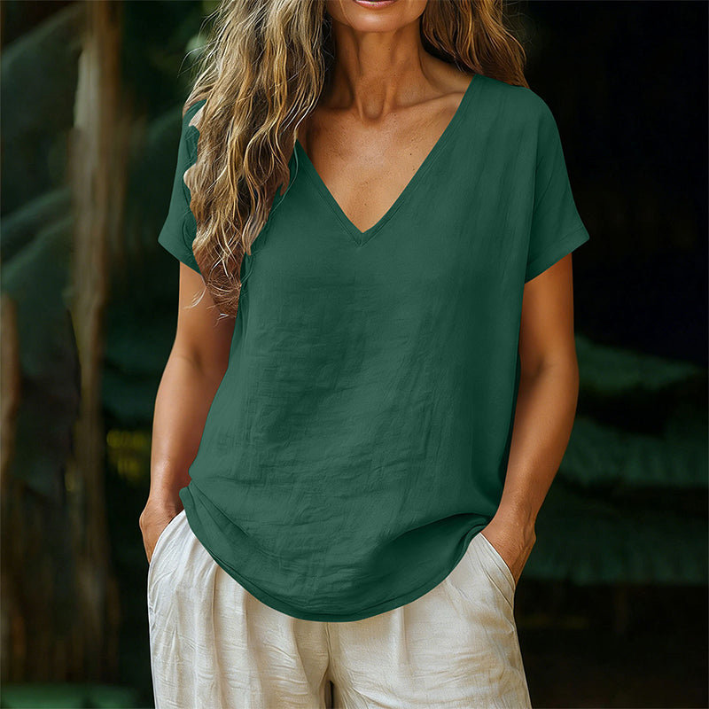 Norrah - V Neck T-Shirt