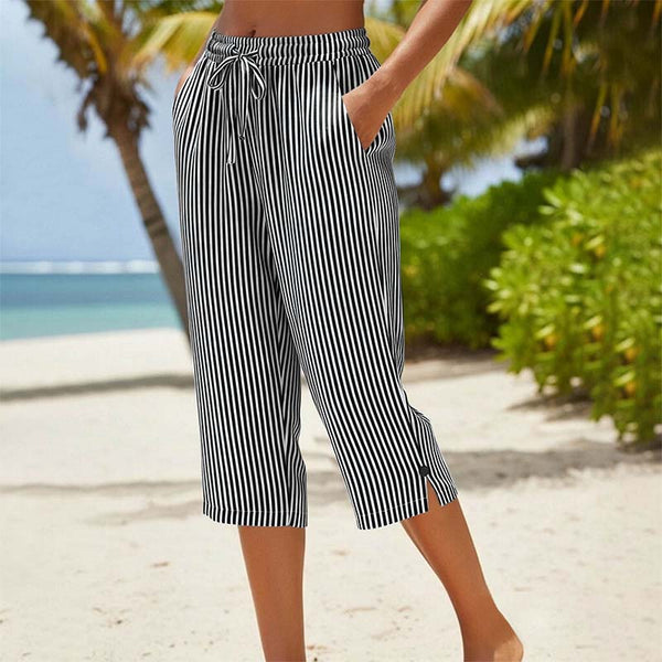 Neriah - Striped Trouser With Pockets