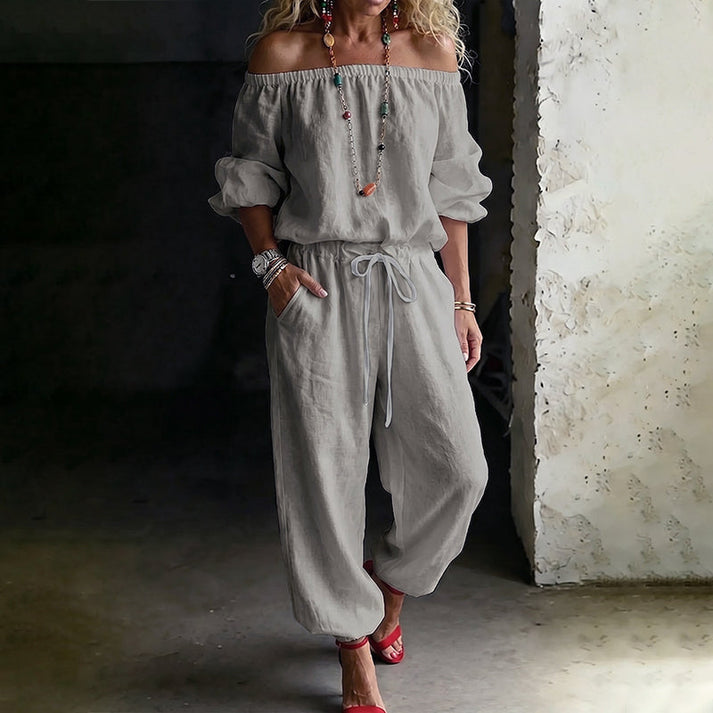 Gunay - Stylish Off Shoulder Jumpsuit