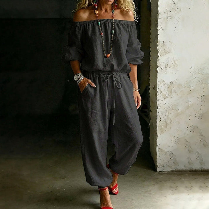 Gunay - Stylish Off Shoulder Jumpsuit