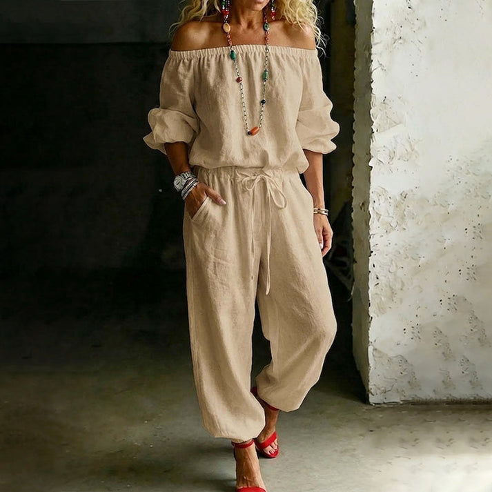 Gunay - Stylish Off Shoulder Jumpsuit