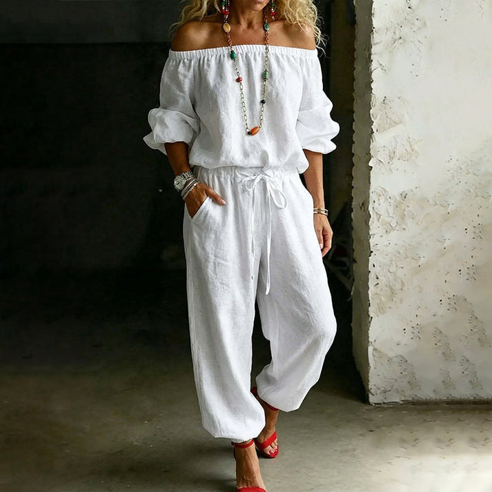 Gunay - Stylish Off Shoulder Jumpsuit