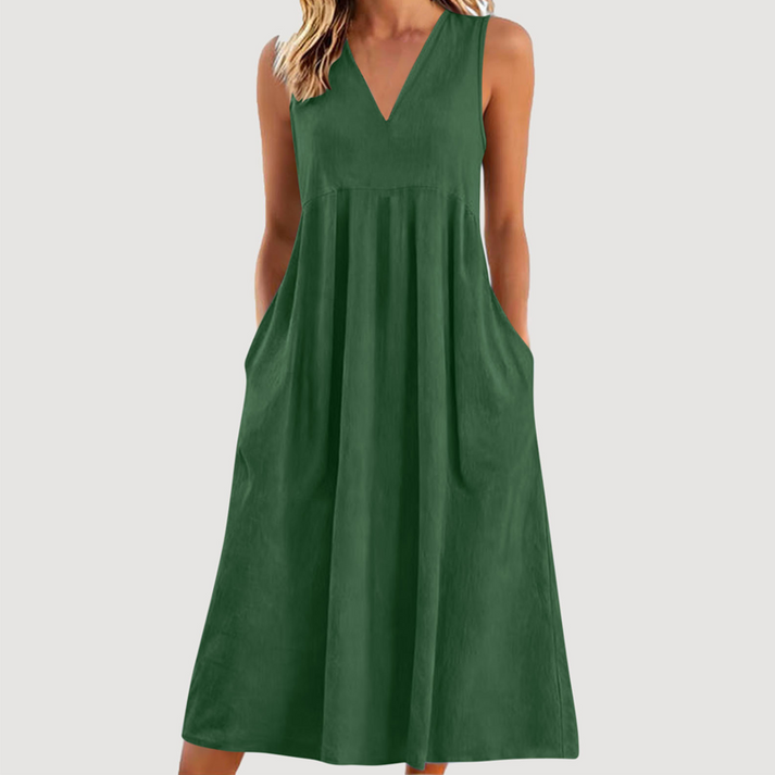 Milanie - Sleeveless Midi Dress