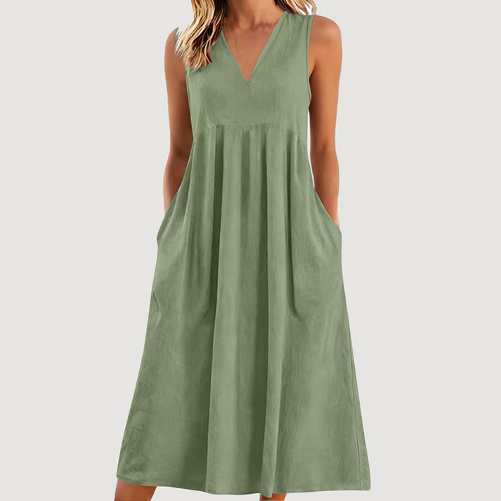 Milanie - Sleeveless Midi Dress