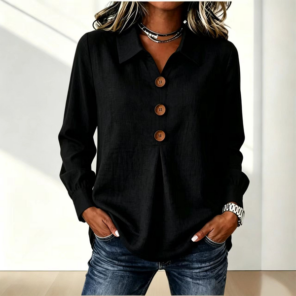 Moriah - Elegant Long Sleeve Blouse
