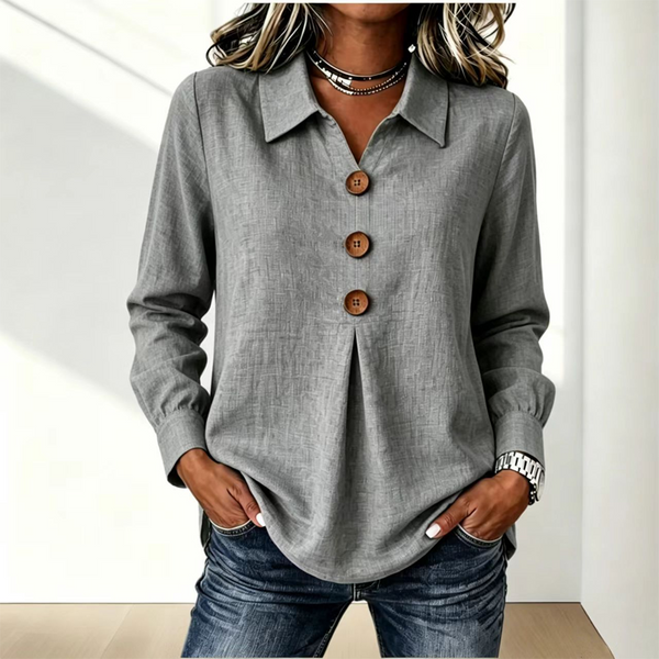 Moriah - Elegant Long Sleeve Blouse