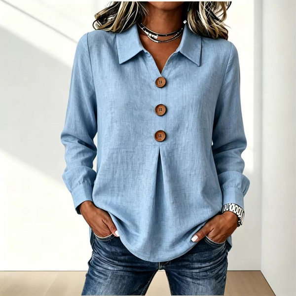 Moriah - Elegant Long Sleeve Blouse