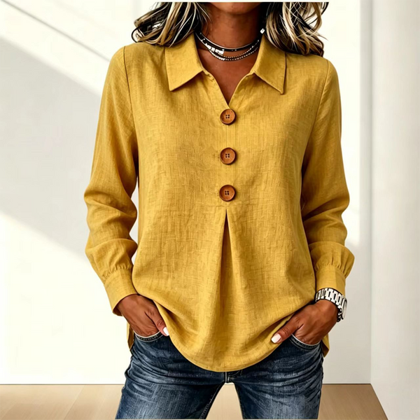 Moriah - Elegant Long Sleeve Blouse