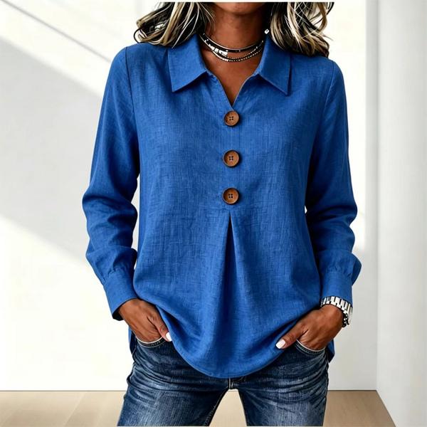 Moriah - Elegant Long Sleeve Blouse
