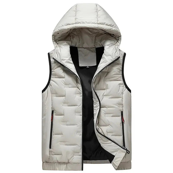 Yvora - Soft Hooded Vest With Zipper