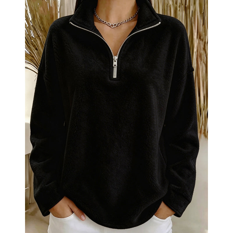 Voltglide - Fleece Pullover With Half Zip and Collar