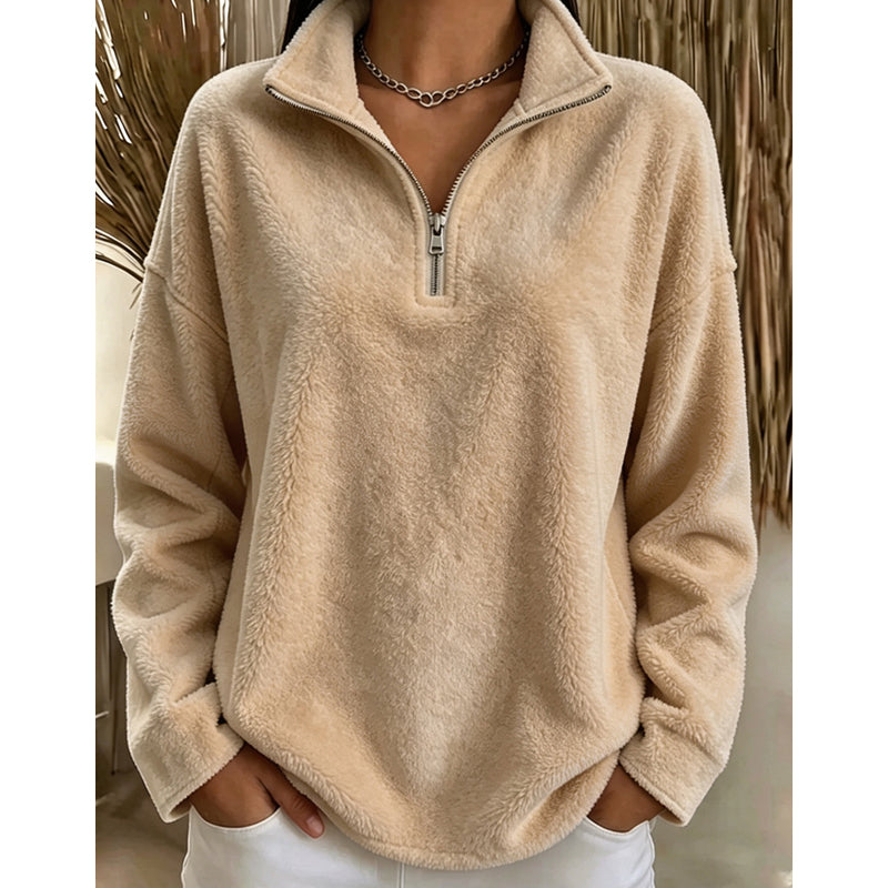 Voltglide - Fleece Pullover With Half Zip and Collar