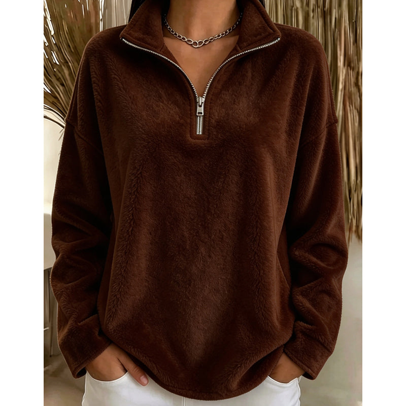 Voltglide - Fleece Pullover With Half Zip and Collar