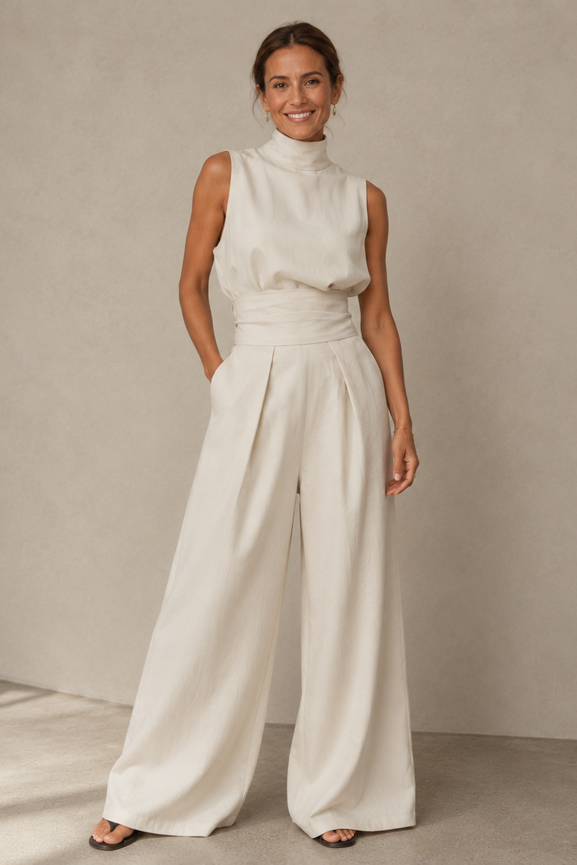 Winka - Classic Sleeveless Jumpsuit